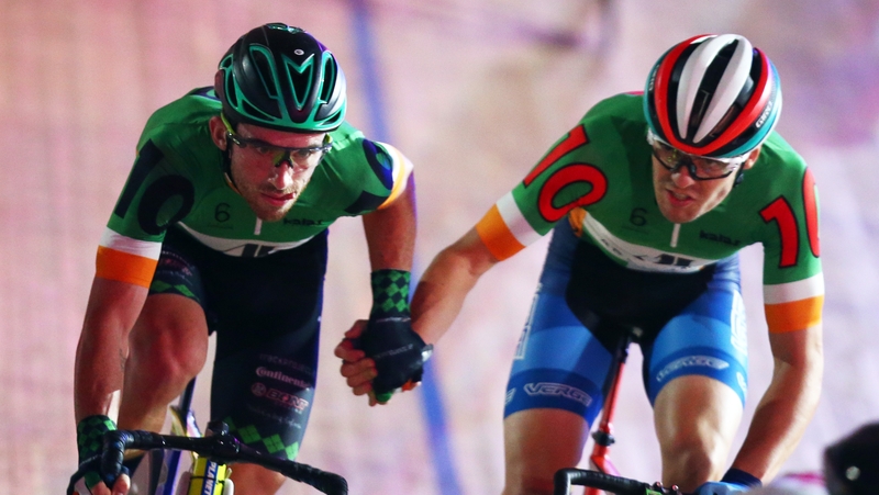 Felix English (l) and Mark Downey