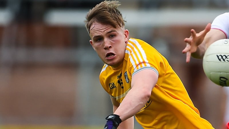 Odhran Eastwood bagged two goals for Antrim