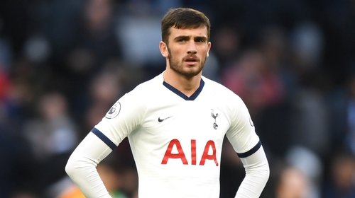 Troy Parrott came off the bench in the final moments of Spurs' loss to Wolves