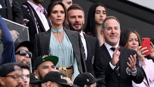 Posh 'n Becks at the Inter Miami maiden MLS game