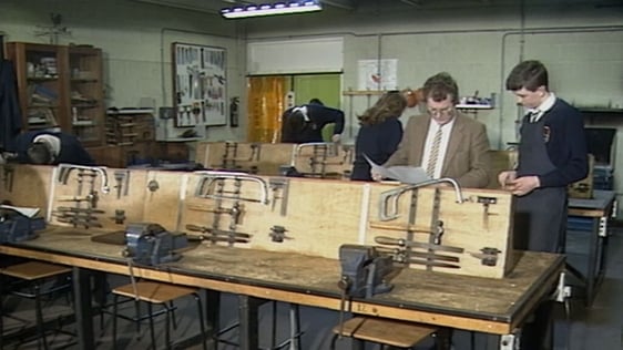 Metalwork room, Pobailscoil Ghaoth Dobhair (1990)