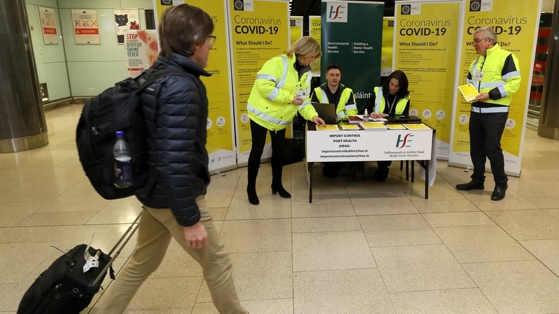 Just 2,000 passengers used Dublin Airport yesterday as Covid-19 hits world travel