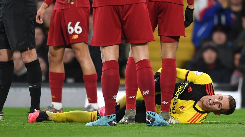 Deulofeu was injured at Vicarage Road on Saturday