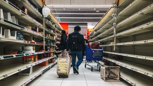 Euro zone food, drink and tobacco sales jumped by 2.4% in February as people started to stockpile