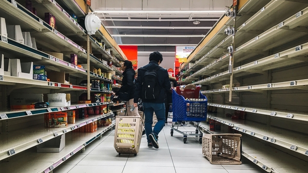 Euro zone food, drink and tobacco sales jumped by 2.4% in February as people started to stockpile
