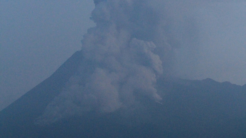 The Mount Merapi volcano is one of Indonesia's most active volcano