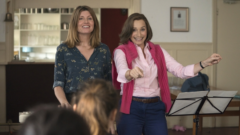 Sharon Horgan and Kristin Scott Thomas in Military Wives