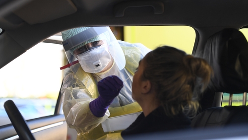 This morning staff carried out a mock-up demonstration on how the drive-through works
