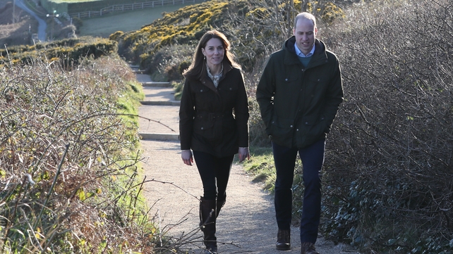 The royal couple took an afternoon stroll in Howth
