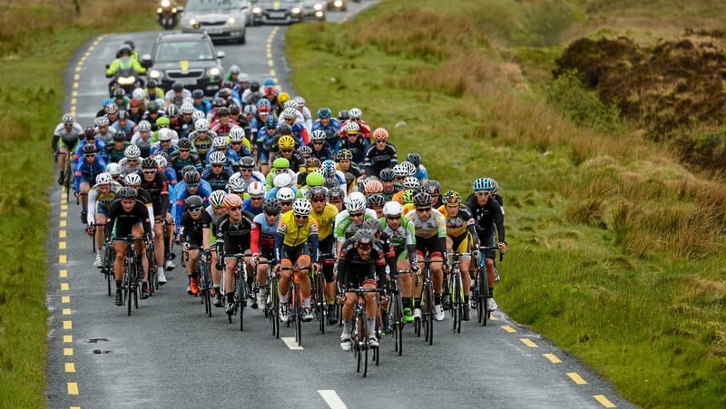 The 2015 Rás as it entered Sligo