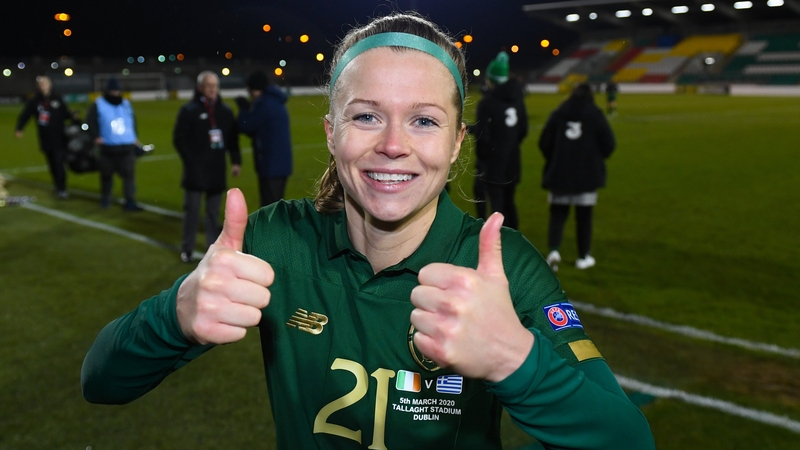 Ruesha Littlejohn was impressive for Ireland