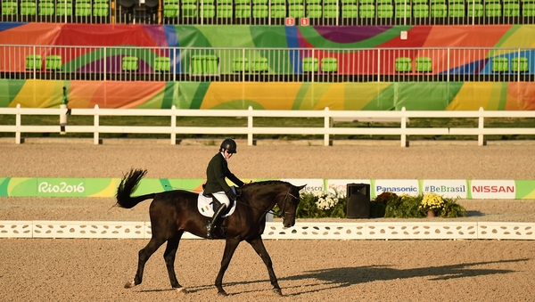 Helen Kearney on board Rock and Roll 2 at the 2016 Games