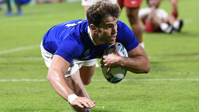 Damian Penaud replaces Teddy Thomas on the right wing