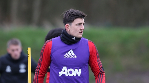 Harry Maguire rolled his ankle in training on the eve of the FA Cup tie against Derby