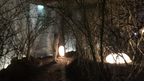 Set designers spent weeks creating a number of separate performance spaces