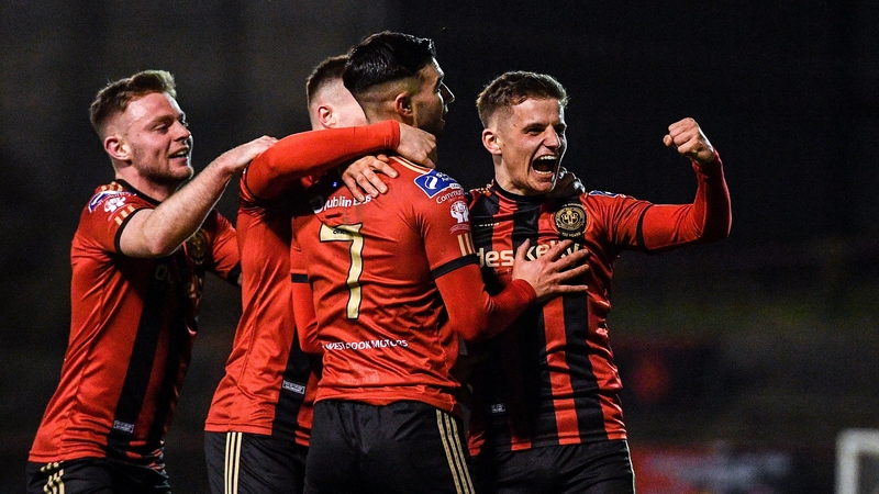 Danny Mandroiu celebrates his goal