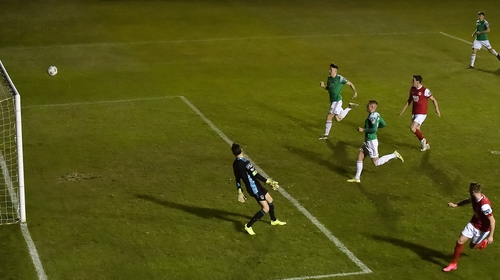 Billy King scores the game's only goal