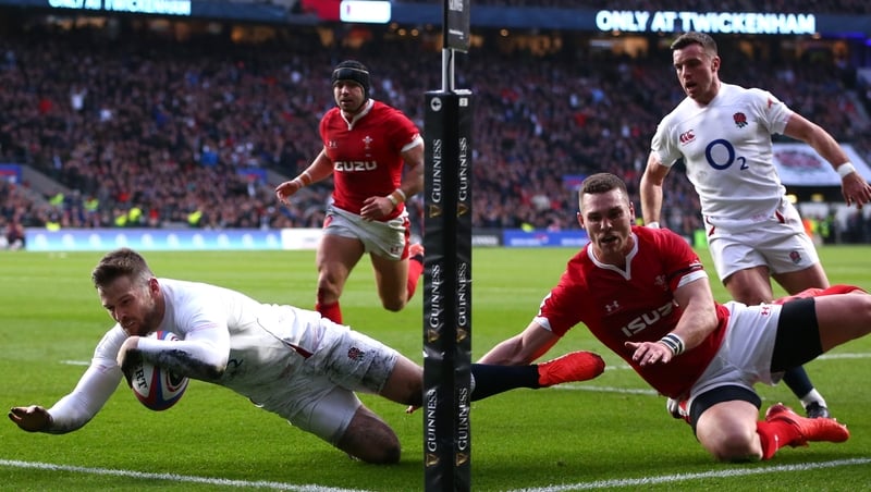 Elliot Daly scored England's second try