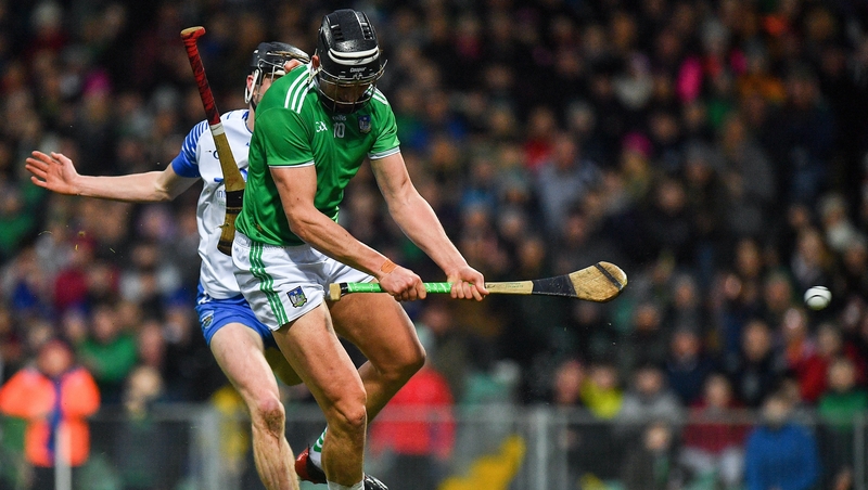 The influential Gearoid Hegarty scoring Limerick's only goal