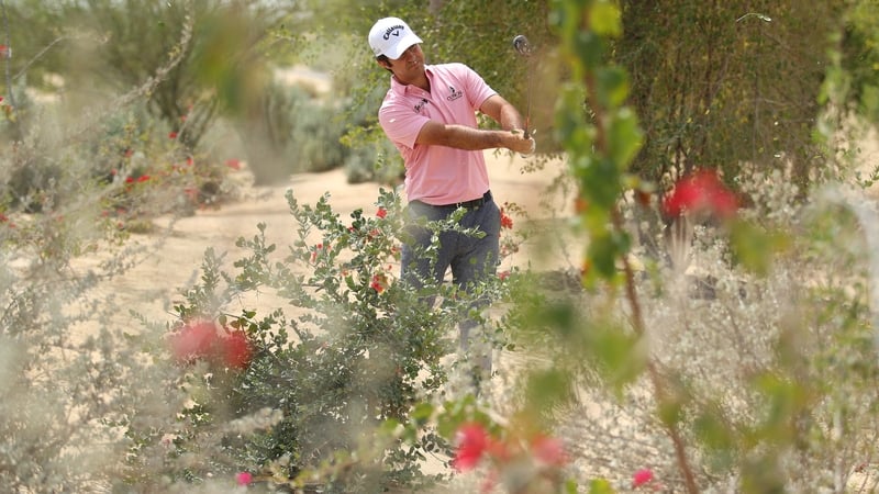 Storm Jorge - The eventual winner had a nightmare on 17 making double bogey