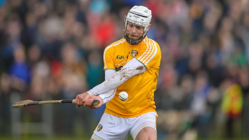 Neil McManus struck one of Antrim's late goals as they secured an unlikely draw in Tullamore