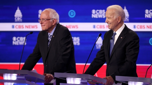 Bernie Sanders and Joe Biden were the last remaining rivals for the Democratic nomination