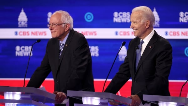 Bernie Sanders and Joe Biden were the last remaining rivals for the Democratic nomination