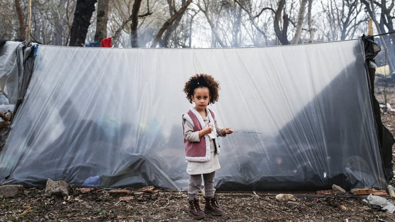 Germany said the focus is on helping children who are sick or unaccompanied