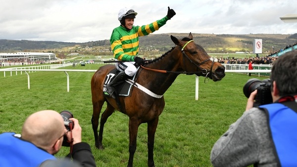 Barry Geraghty claimed last season's Champion Hurdle on Epatante
