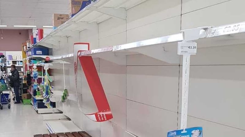 Retail Ireland said there are no issues whatsoever with the supply chain and there is therefore no rationale for people to panic buy