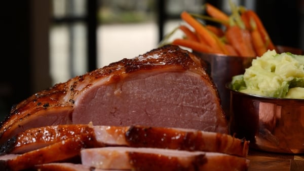 Irish Mist Glazed Loin of Bacon as seen on Today with Maura and Dáithí.
