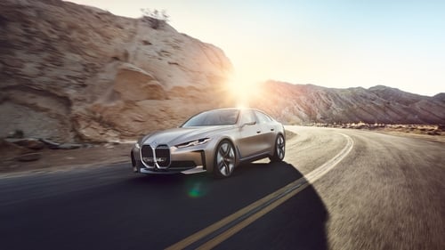 BMW says the i4 will have a battery range of up to 600 km.