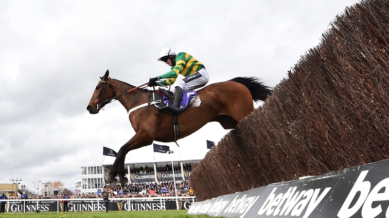 Champ arrived from the clouds to claim victory in the RSA Insurance Novices' Chase