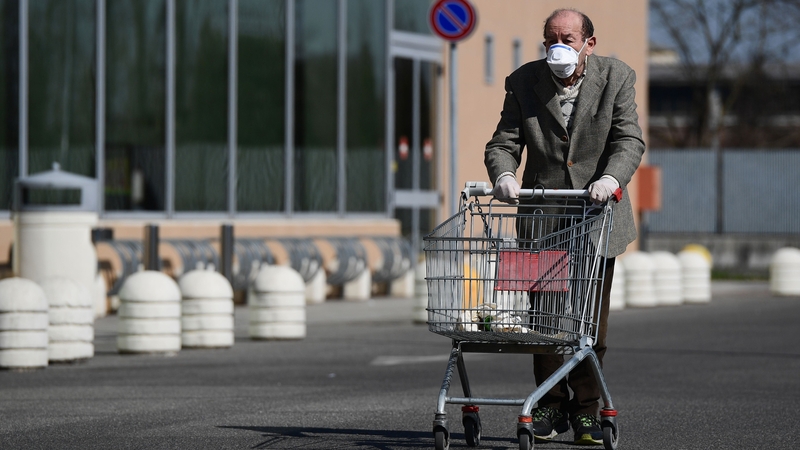 The Italian government has insisted there are no shortages of essential supplies