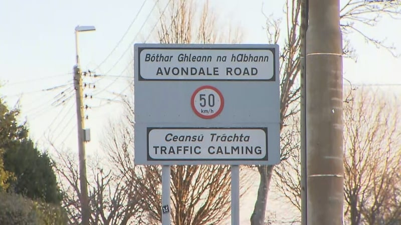 The woman was hit by a car at the junction of Ballinclea and Avondale roads