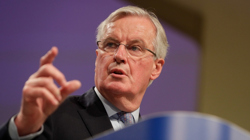 Michel Barnier said: 'We will publish the text after our exchanges & look forward to working with UK'