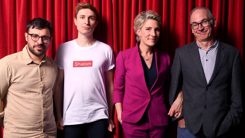 Friday Night Dinner cast minus neighbour Jim