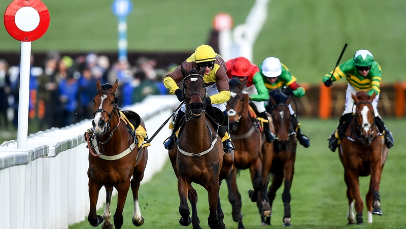 Burning Victory will head to the Cheltenham Festival next month