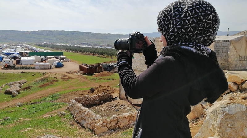 Syrian refugee Sahar, 26, was just a teenager when conflict began