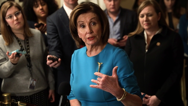 Speaker of the US House of Representatives Nancy Pelosi