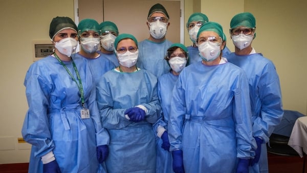 "Not all superheroes wear capes - some wear scrubs and gowns."