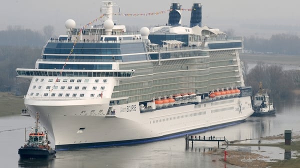 The Celebrity Eclipse cruise ship has been denied access to the ports in Chile (File pic)