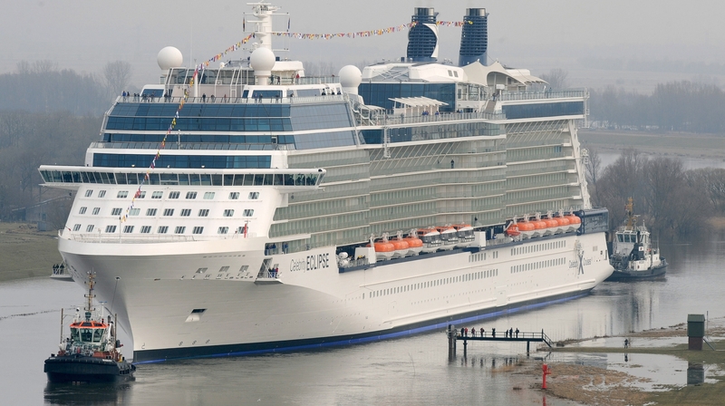 The Celebrity Eclipse cruise ship has been denied access to the ports in Chile (File pic)