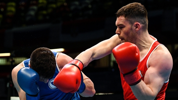 The referee stopped the fight in the second round