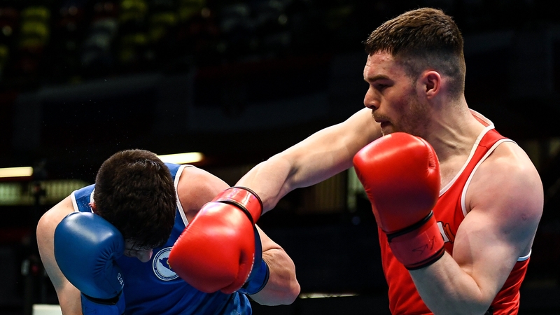 The referee stopped the fight in the second round