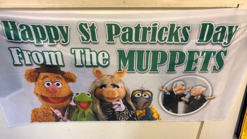 One of Prospect Design's St Patrick's Day creations on display in its Dublin office