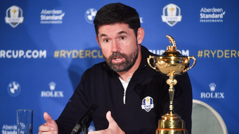 The three-time major winner is the current Team Europe captain