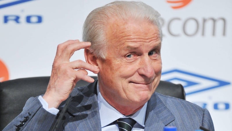 Loud and clear? Trap's press conferences were part football management, part performance art