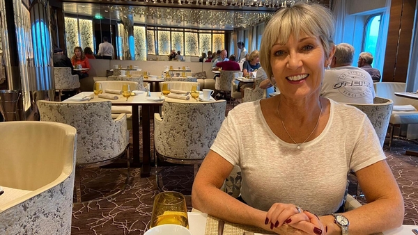 Paula O'Connor is one of 20 Irish passengers aboard the Celebrity Eclipse