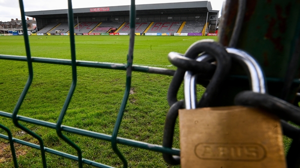 Soccer in Ireland has be halted